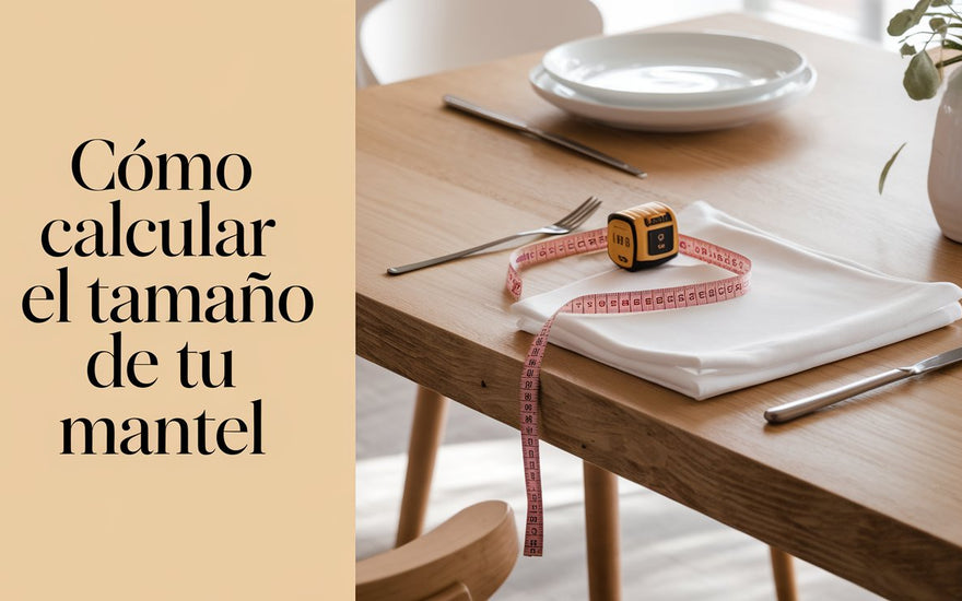 Cómo calcular el tamaño de tu mantel