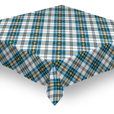 Mantel de hule texturizado escocés multicolor BORA 1043