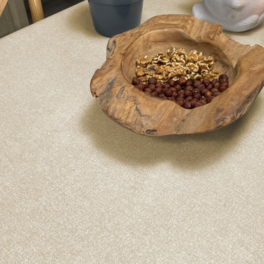 Mantel antimanchas liso beige Vida 1001