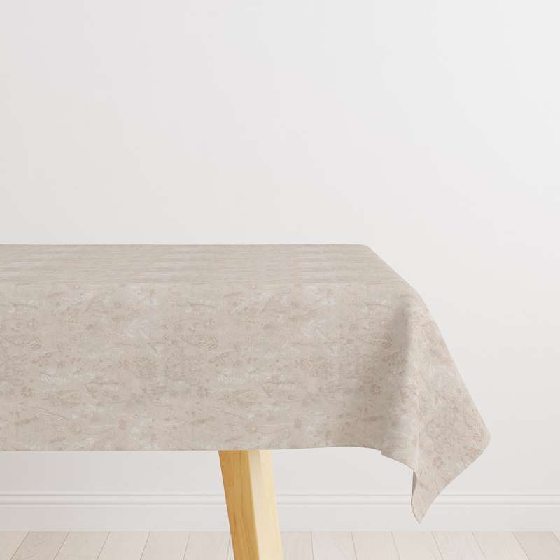 Mantel impermeable para mesa de lino